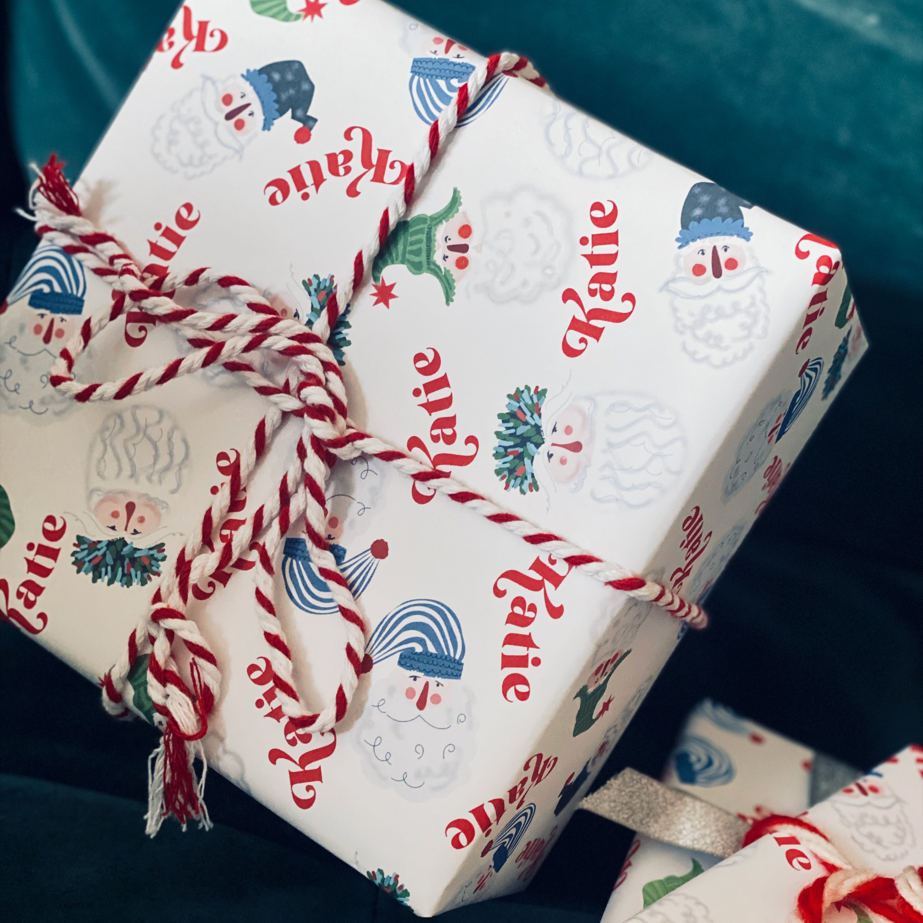 Santa Personalised Christmas Wrapping Paper