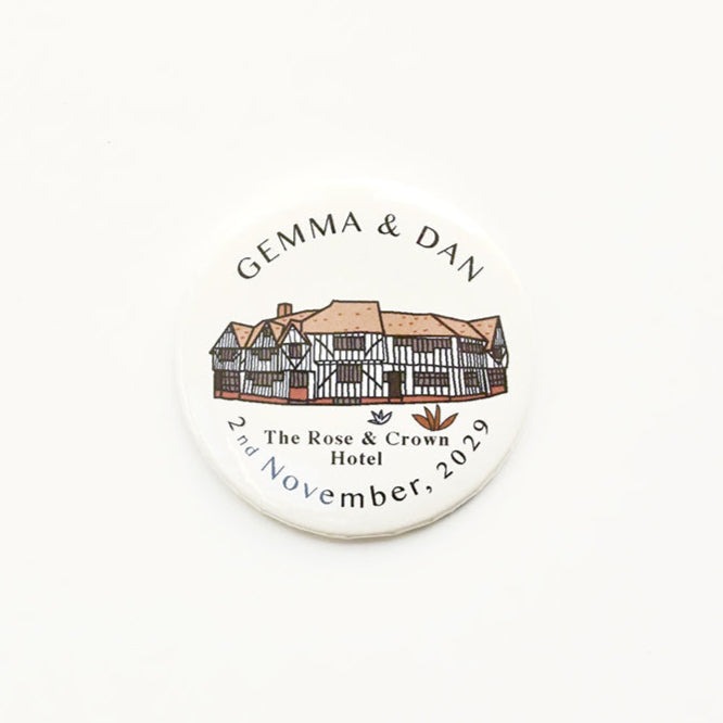 Venue Magnet (A6 card - cream)