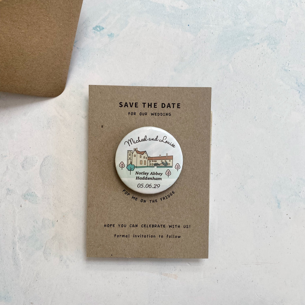 BESPOKE VENUE MAGNETIC SAVE THE DATES