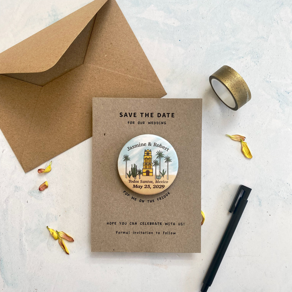 BESPOKE VENUE MAGNETIC SAVE THE DATES