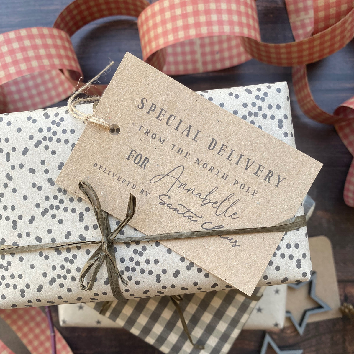 Spotty Christmas Wrapping paper