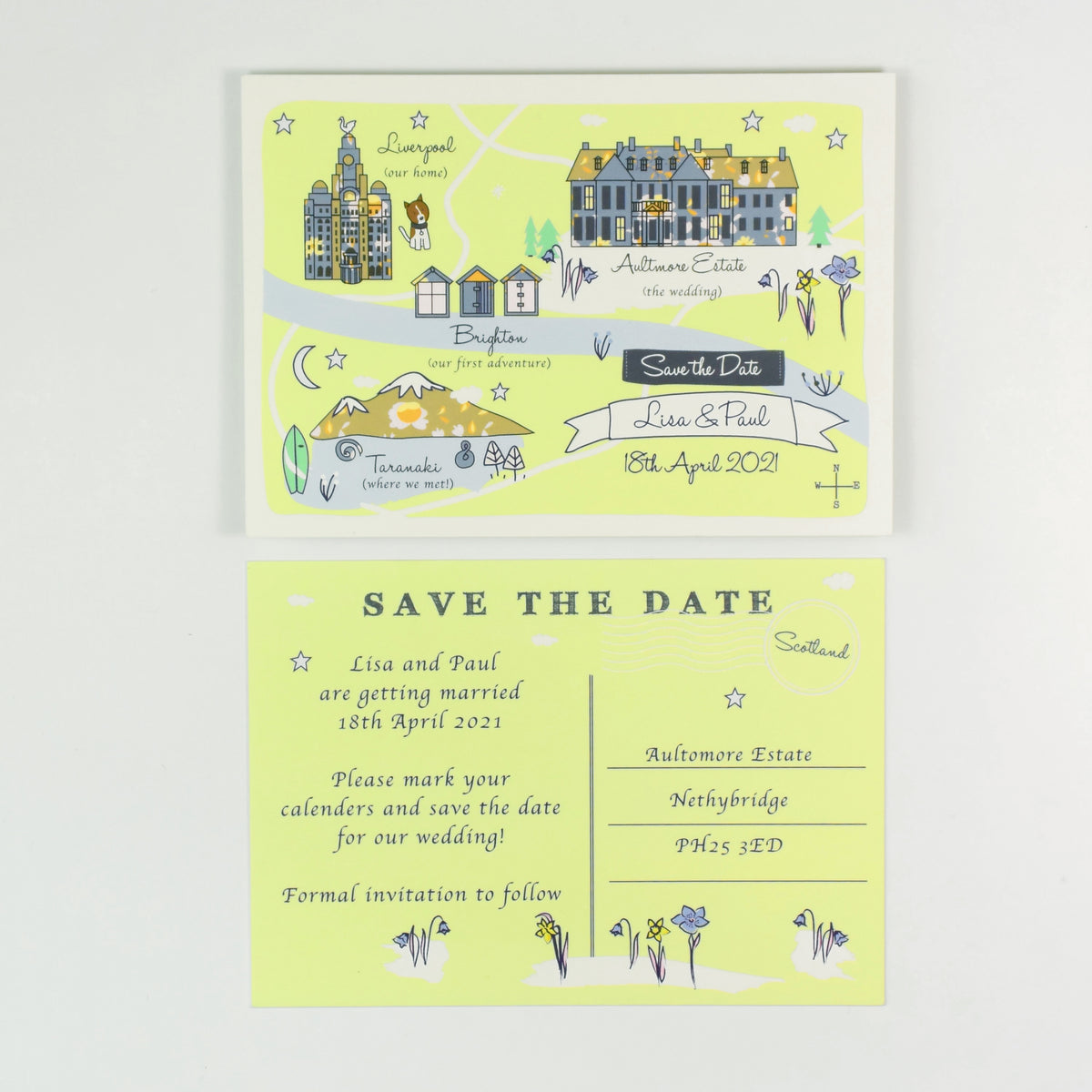 Save the Date Map Story - Spring