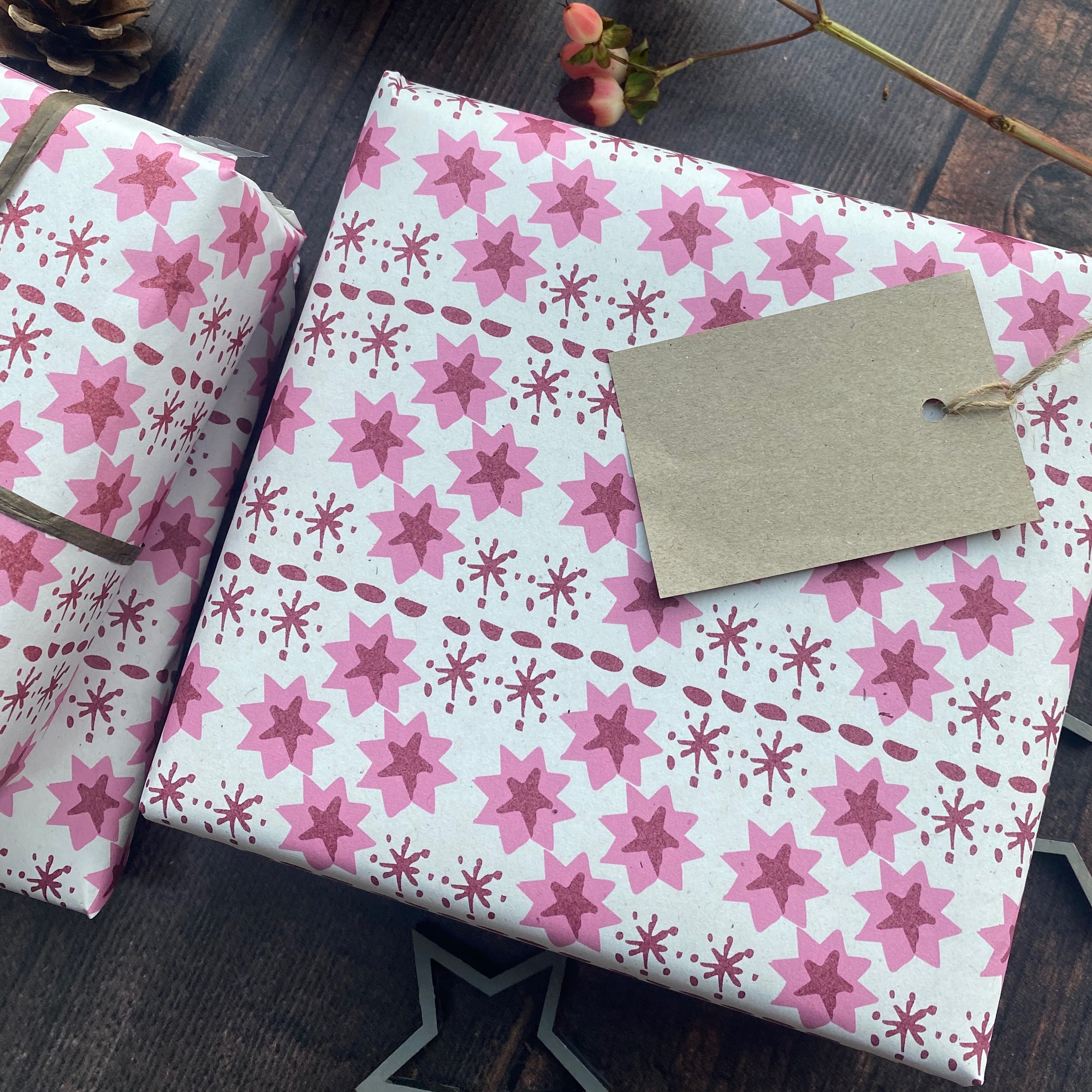 Star Paper Fibre Wrapping Paper Set