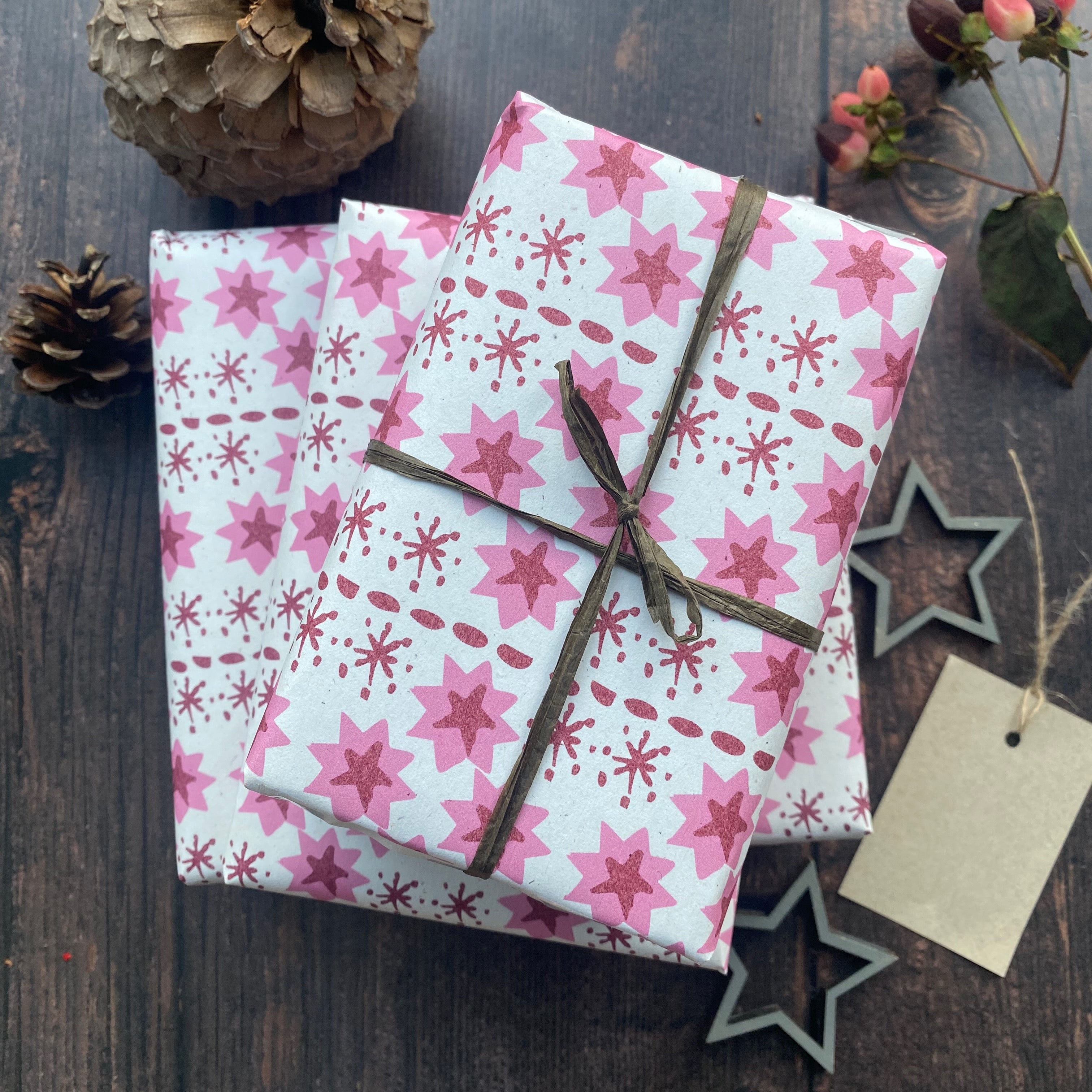 Star Paper Fibre Wrapping Paper Set