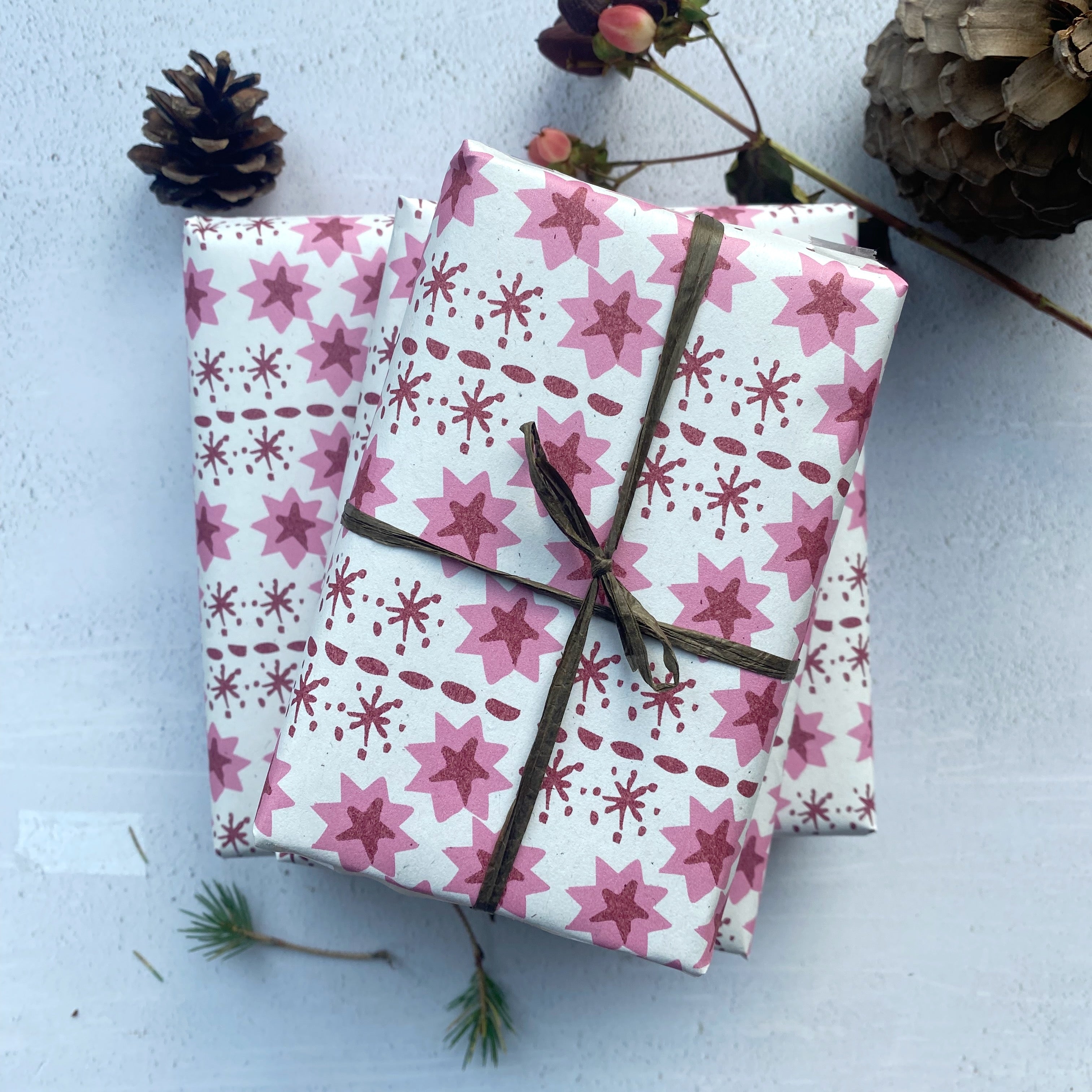 Star Paper Fibre Wrapping Paper Set