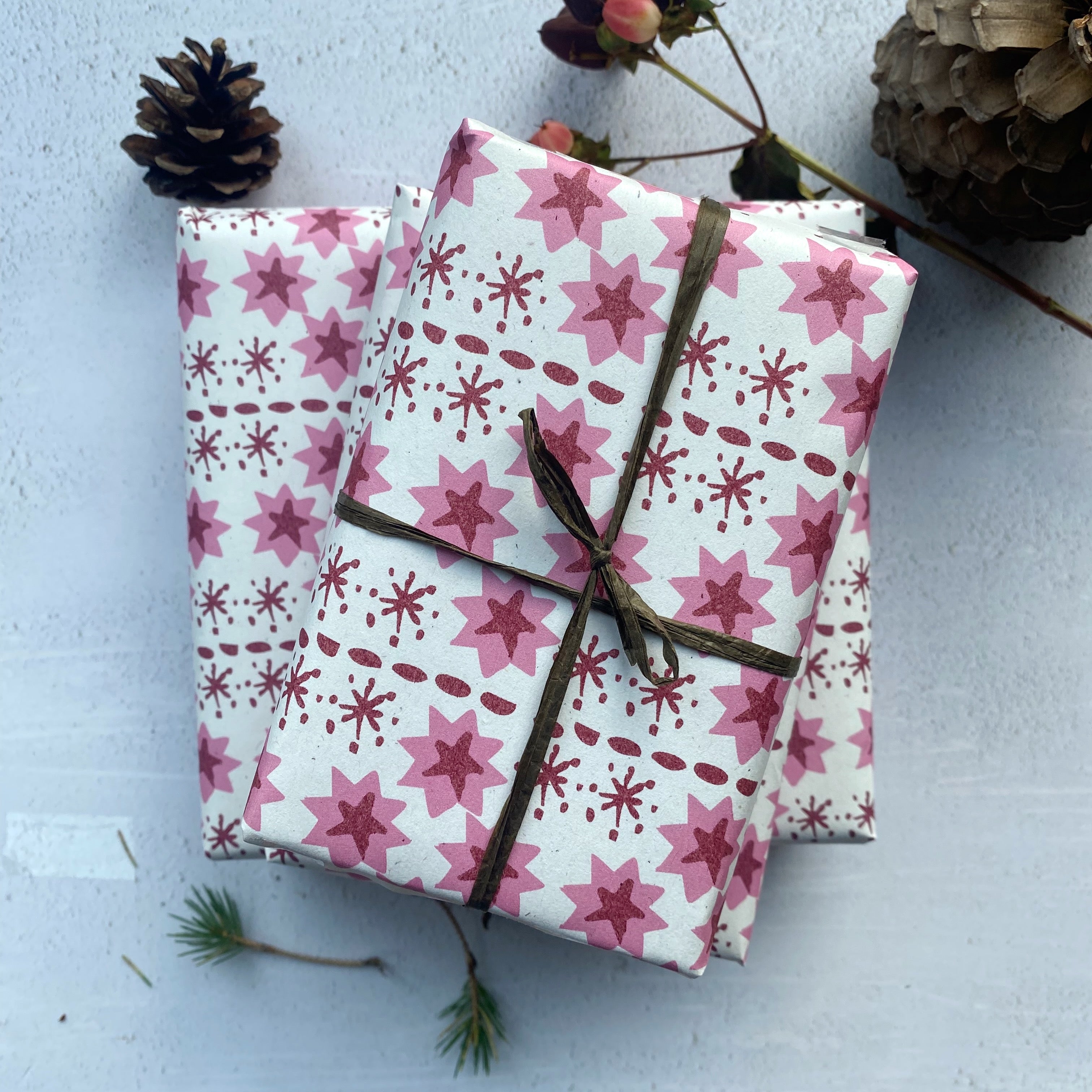 Star Paper Fibre Wrapping Paper Set