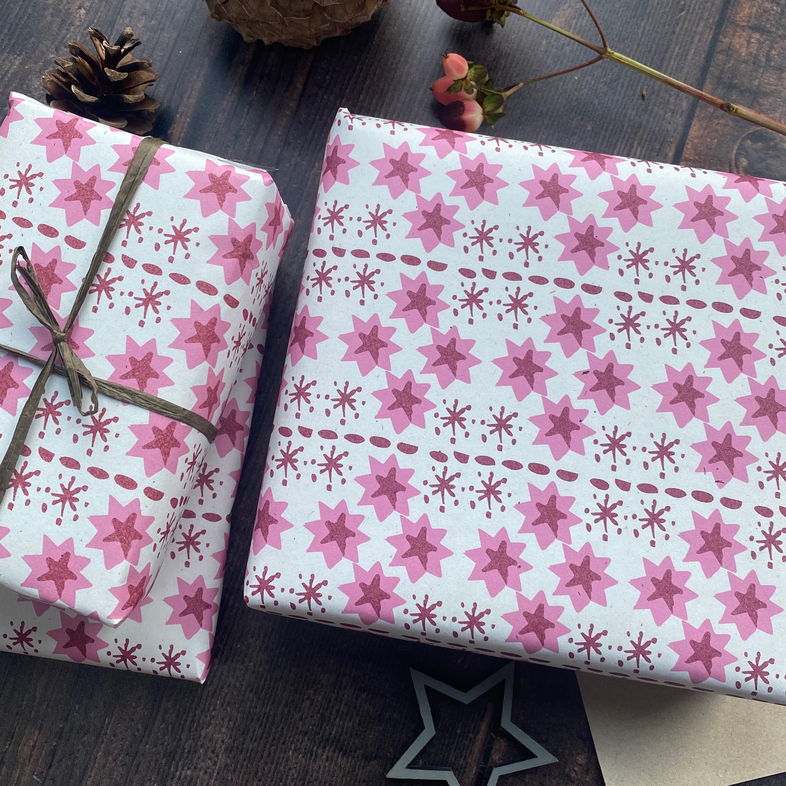Star Paper Fibre Wrapping Paper Set