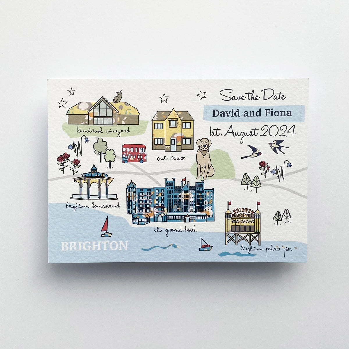 Save the Date Map Story - Pattern (Collection)