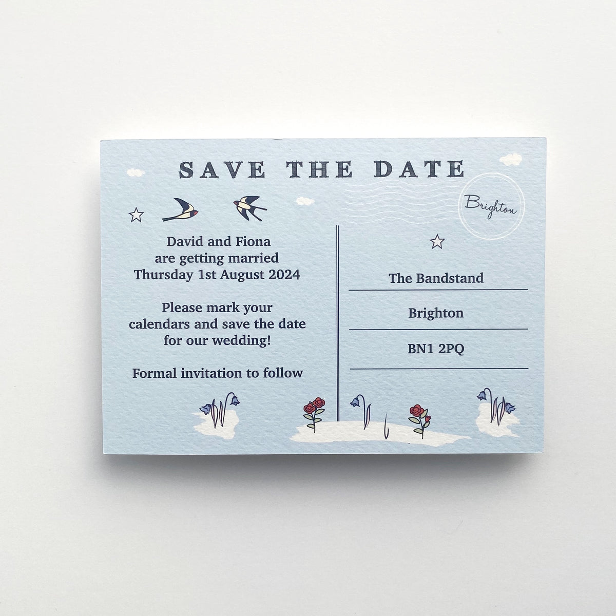 Save the Date Map Story - Pattern (Collection)