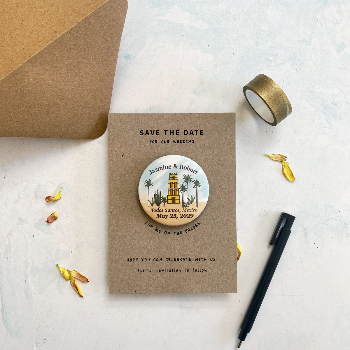 BESPOKE VENUE MAGNETIC SAVE THE DATES