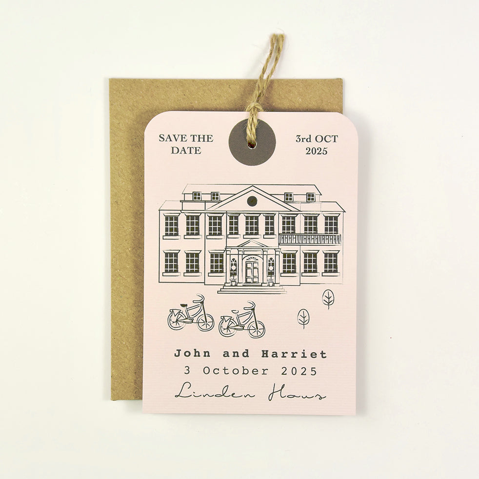 Venue Illustration Luggage Tag