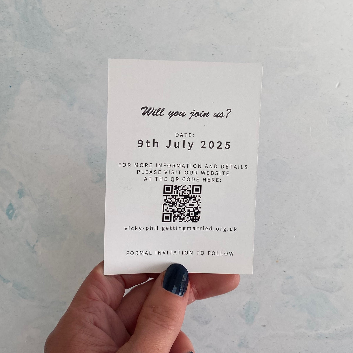 Venue Illustration Save The Date Wedding Invitation