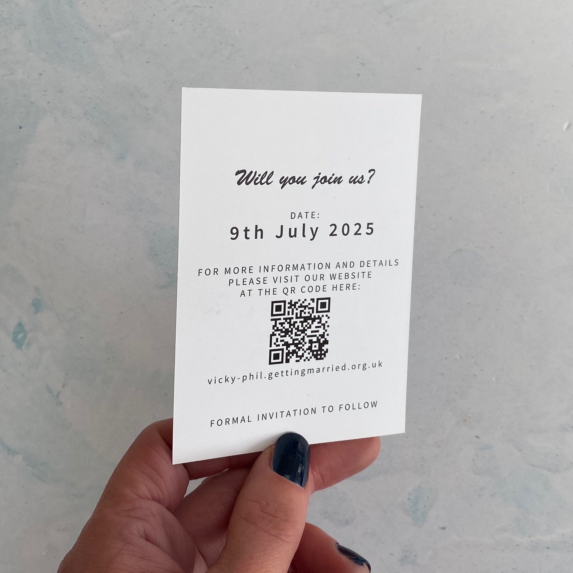 Venue Illustration Save The Date Wedding Invitation