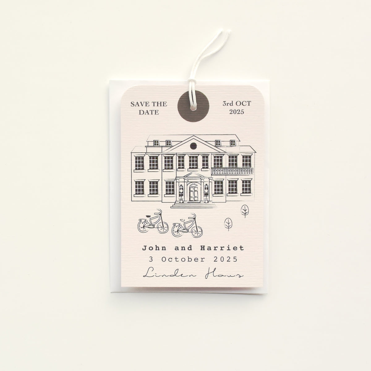 Venue Illustration Luggage Tag