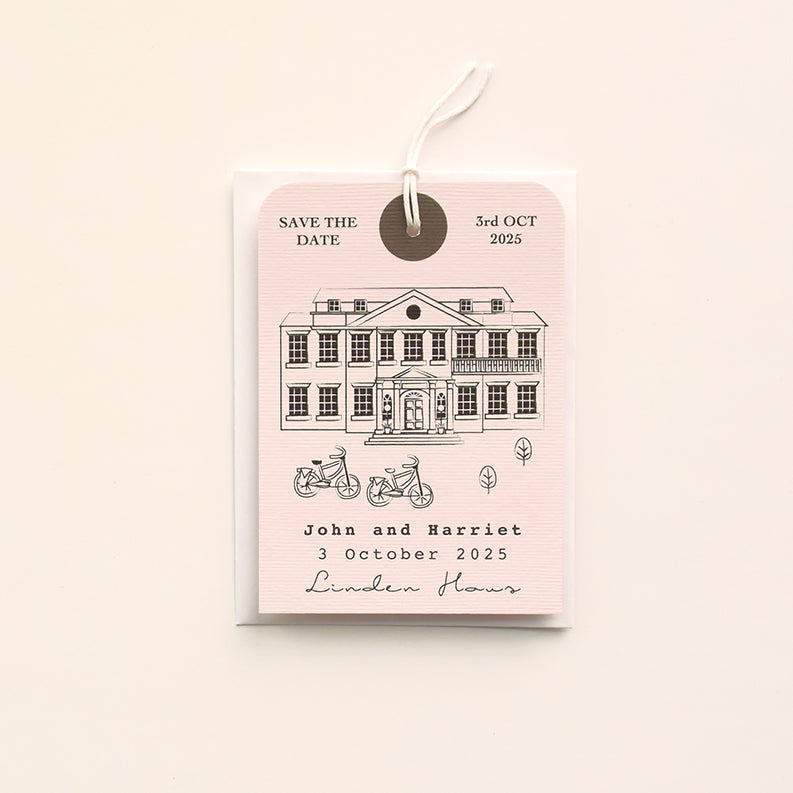 Venue Illustration Luggage Tag