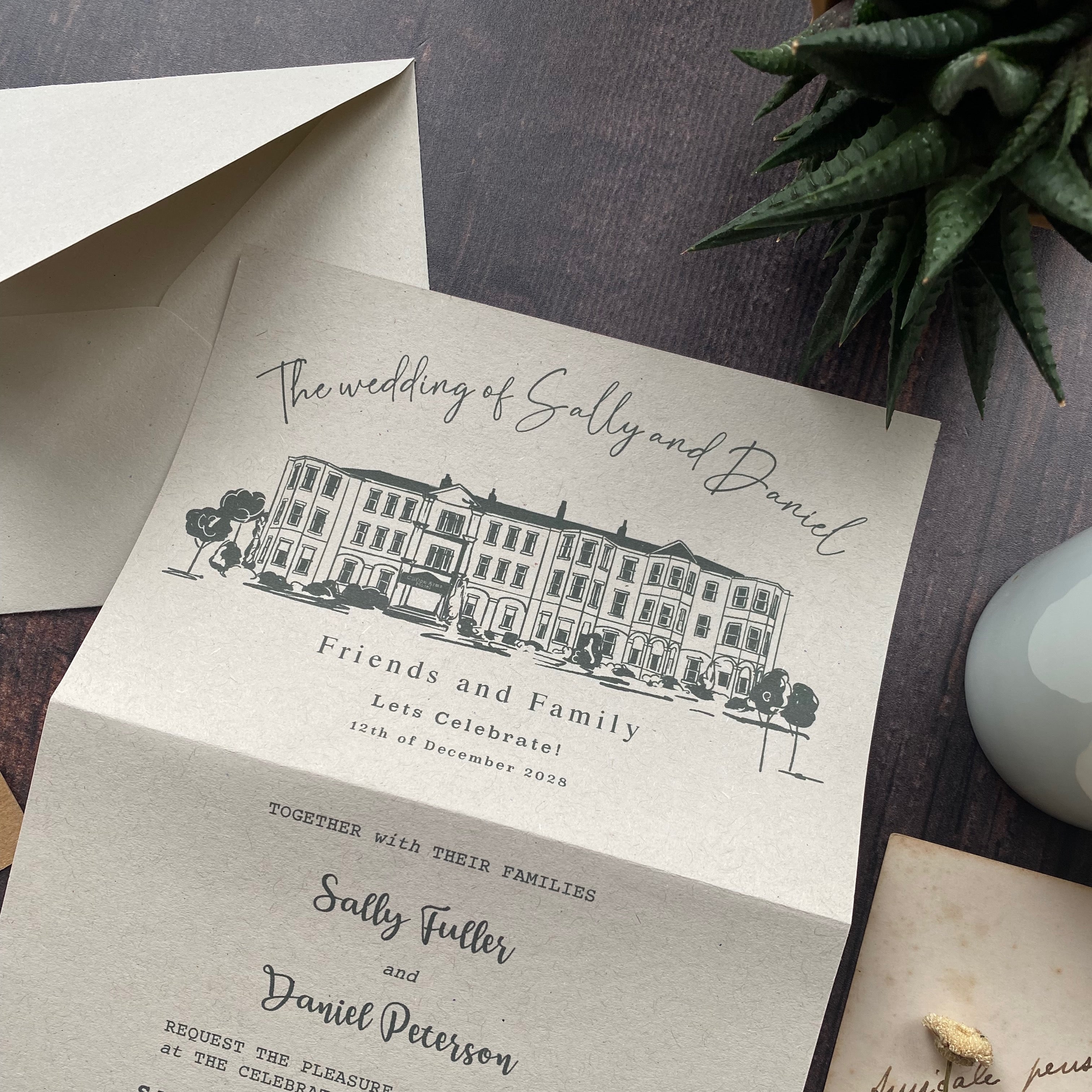 Venue Wedding Invitation
