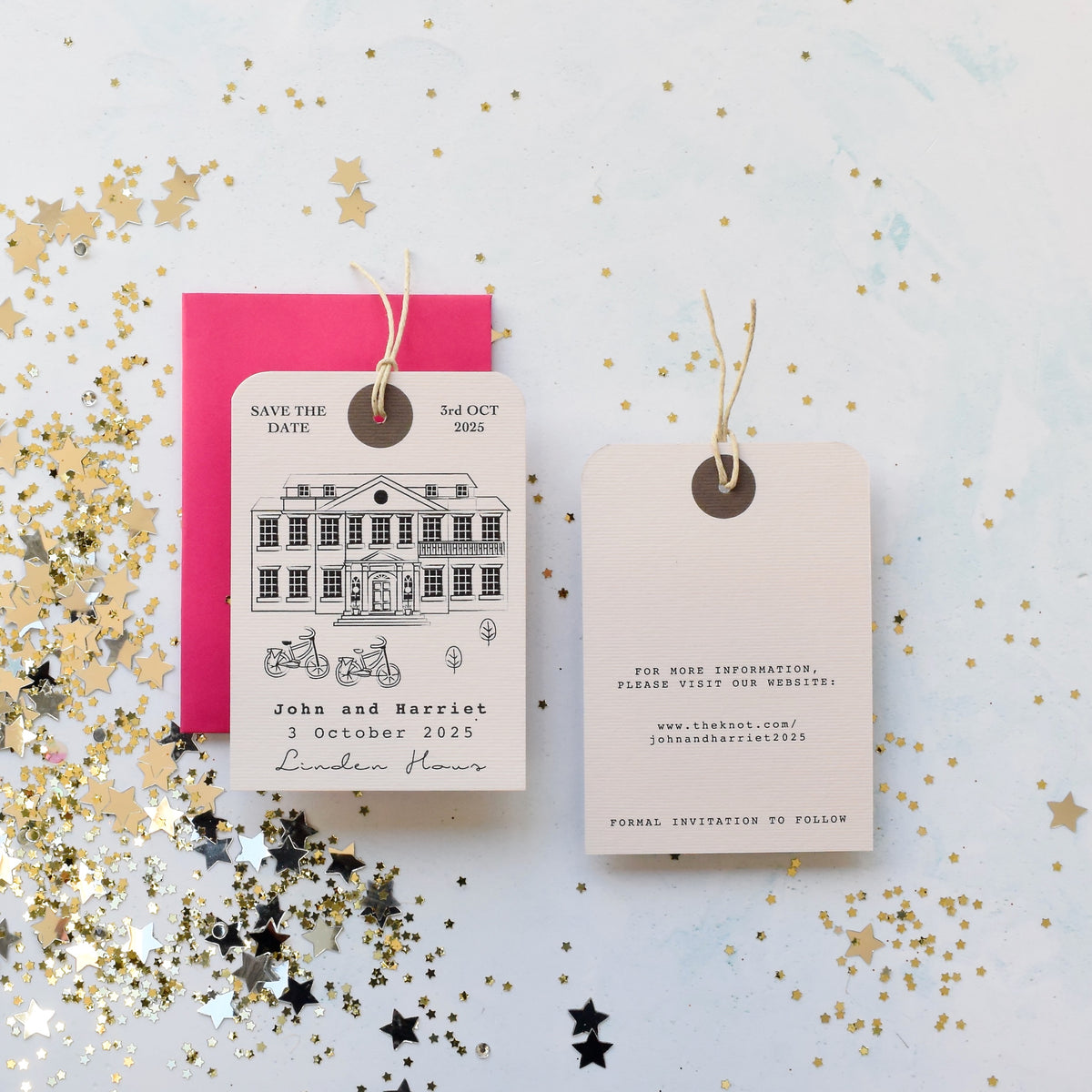Venue Illustration Luggage Tag