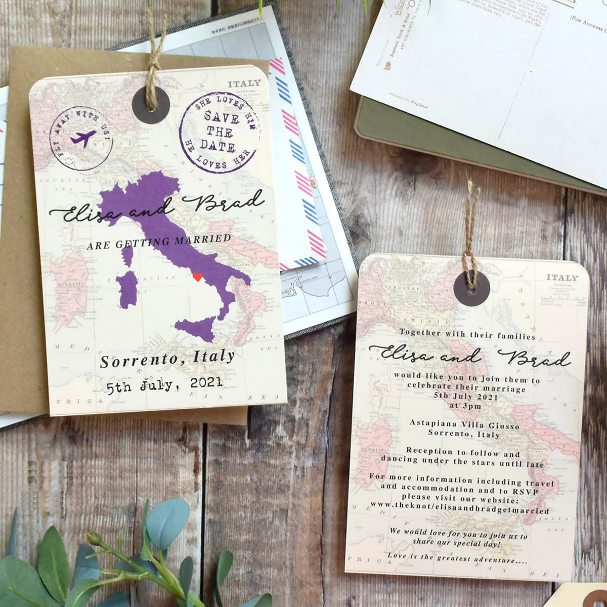Vintage Style  Luggage Tag