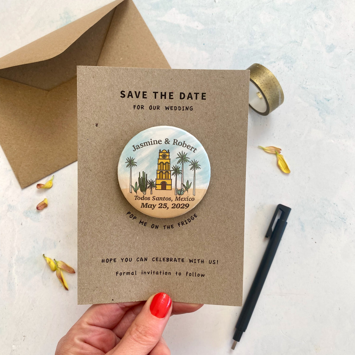BESPOKE VENUE MAGNETIC SAVE THE DATES
