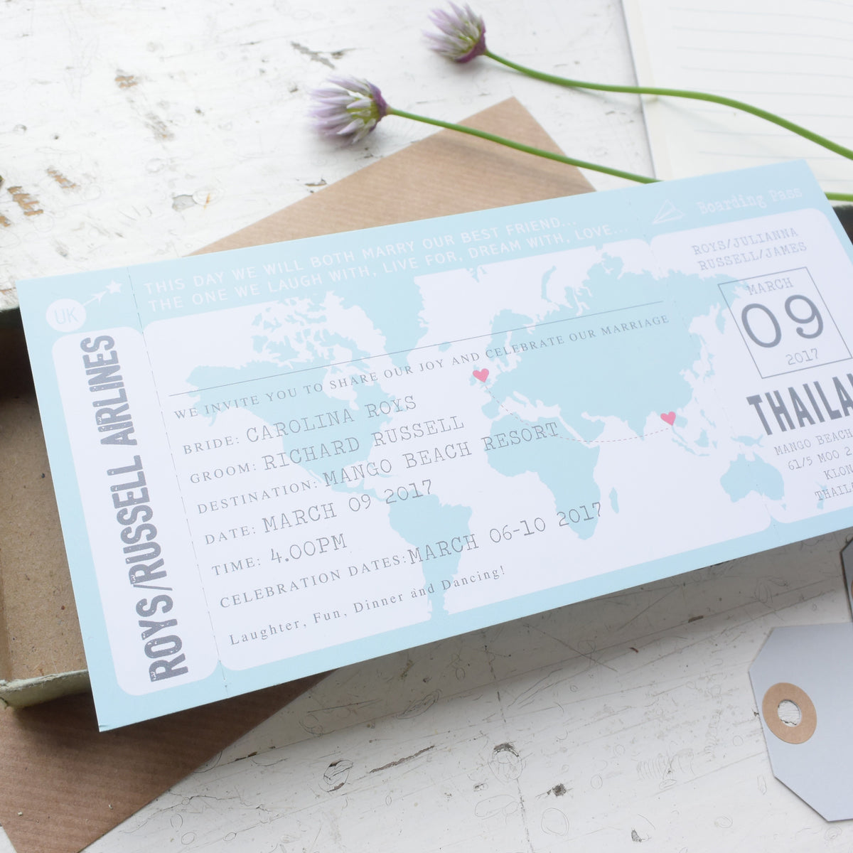 LOCATION MAP BOARDING PASS
