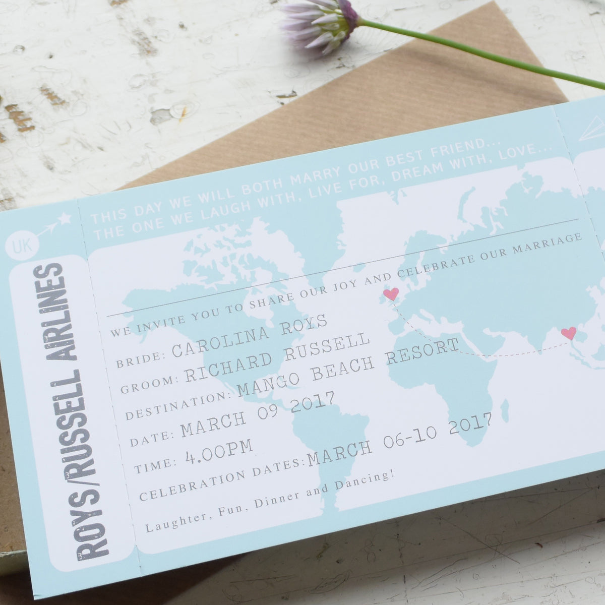 LOCATION MAP BOARDING PASS