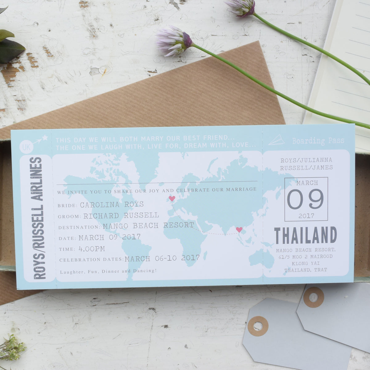 LOCATION MAP BOARDING PASS