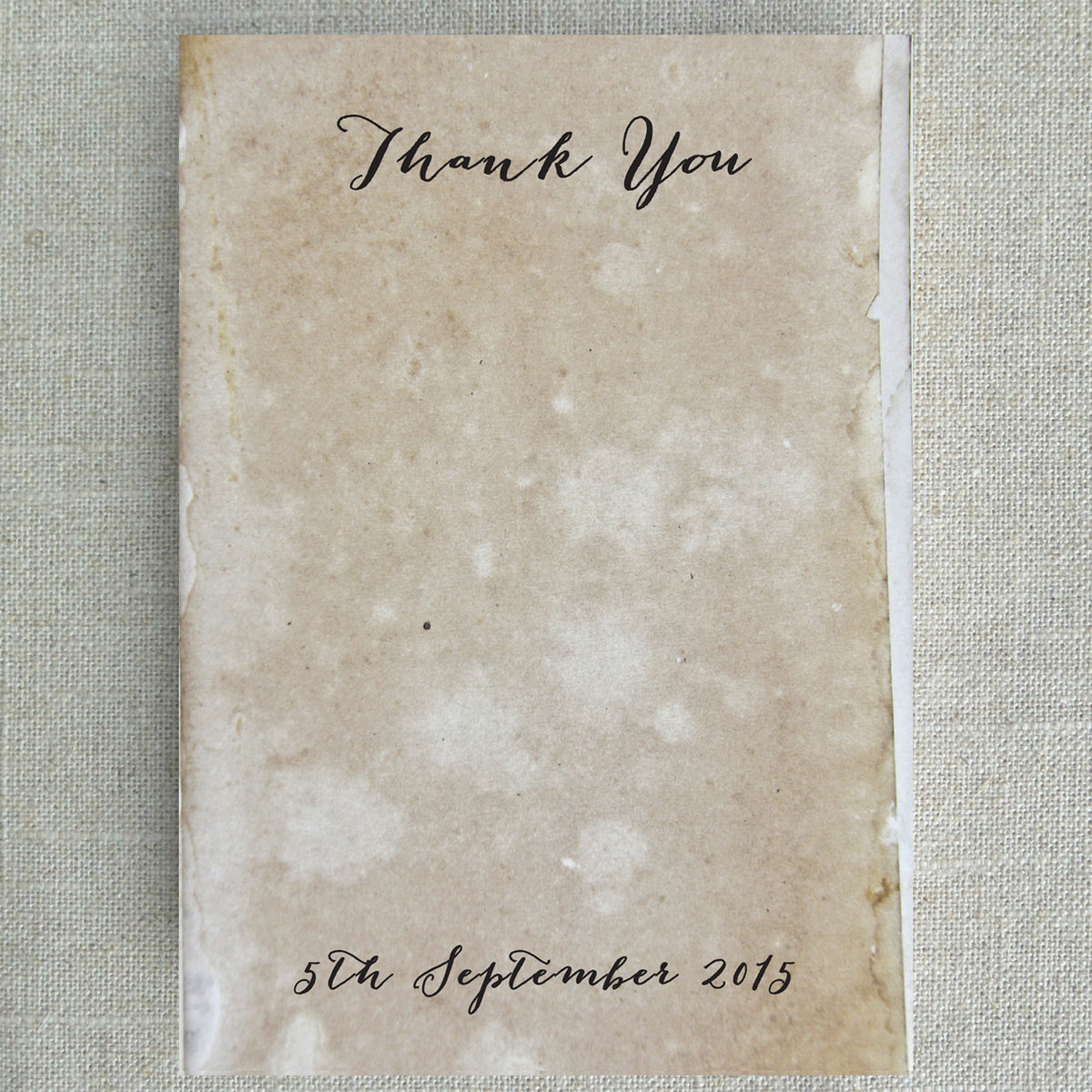 Polaroid Vintage Style Thank you Postcards