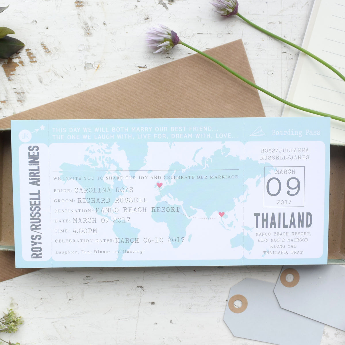 LOCATION MAP BOARDING PASS