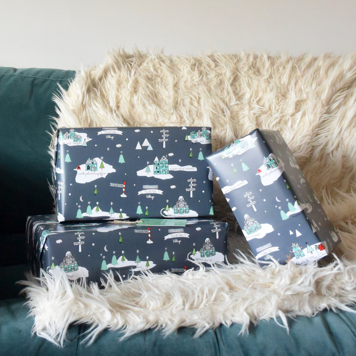 North Pole Wrapping Paper