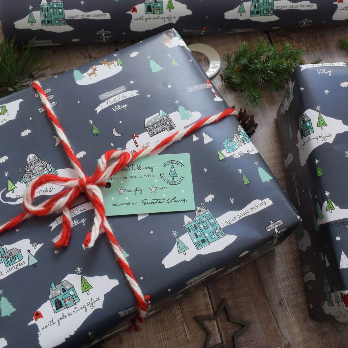North Pole Wrapping Paper