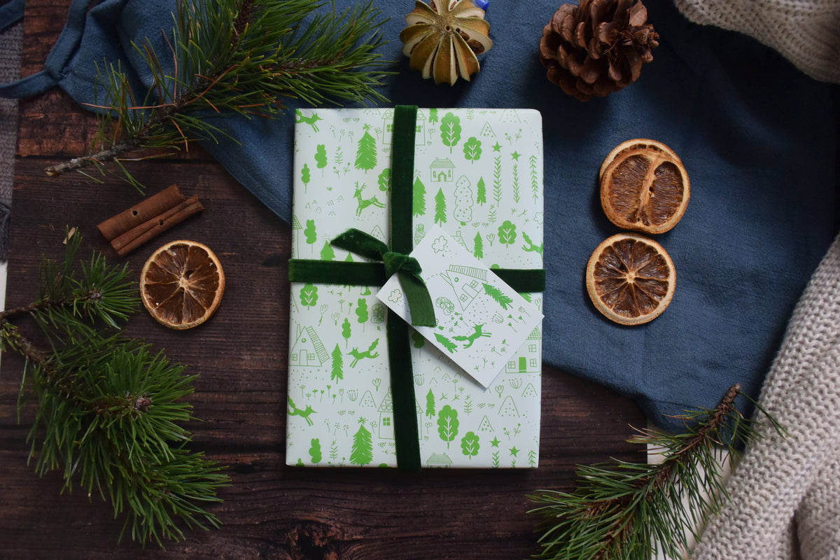 Winter Woodland Wrapping Paper