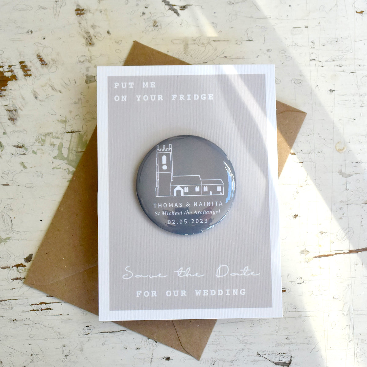 Bespoke Venue Magnetic Save The Date