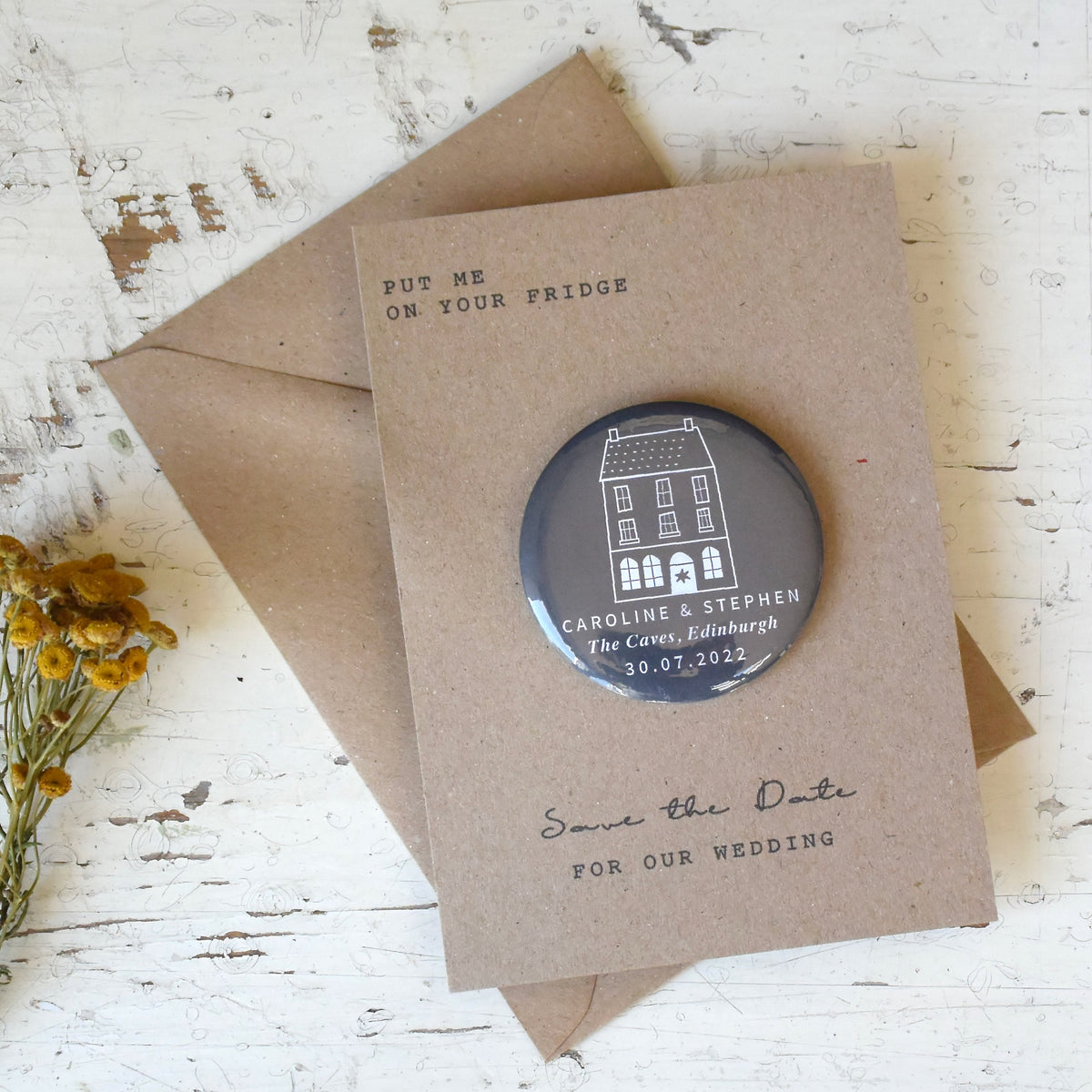 Bespoke Venue Magnetic Save The Date