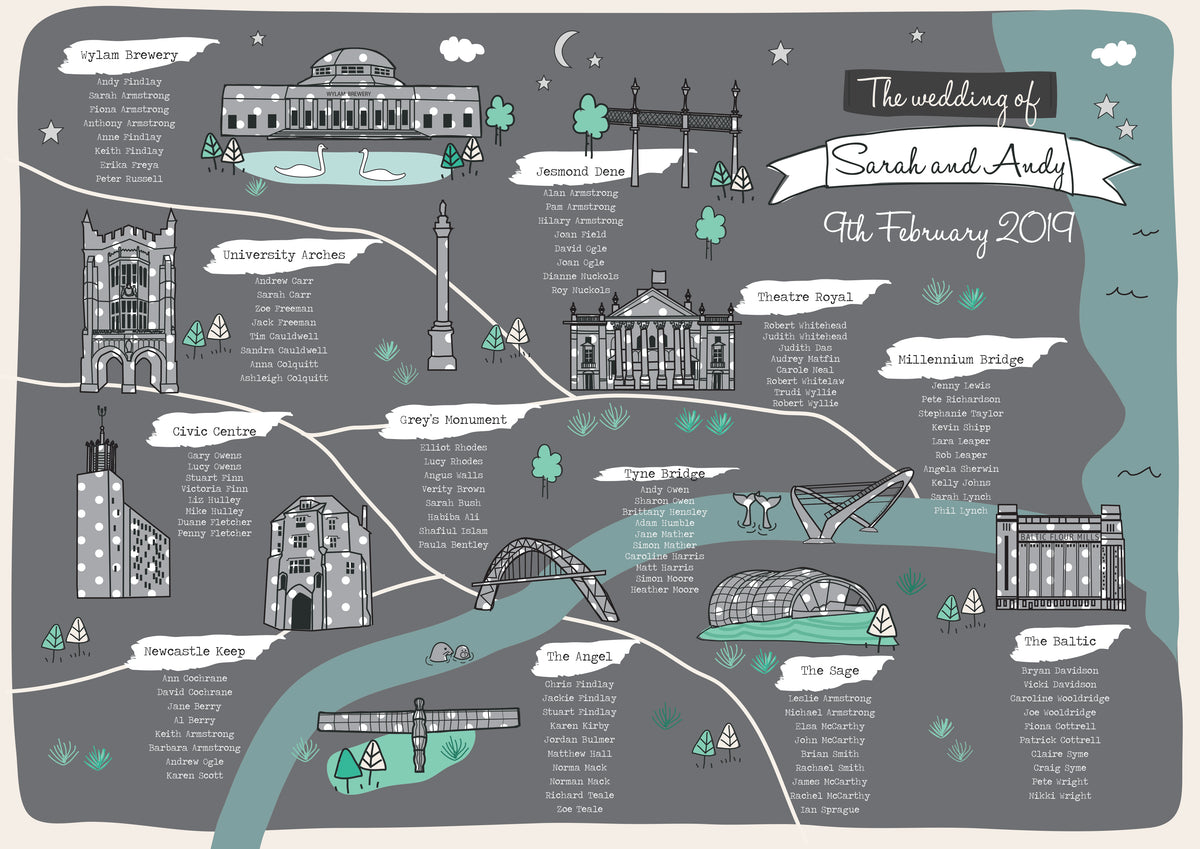 Bespoke Table Plan