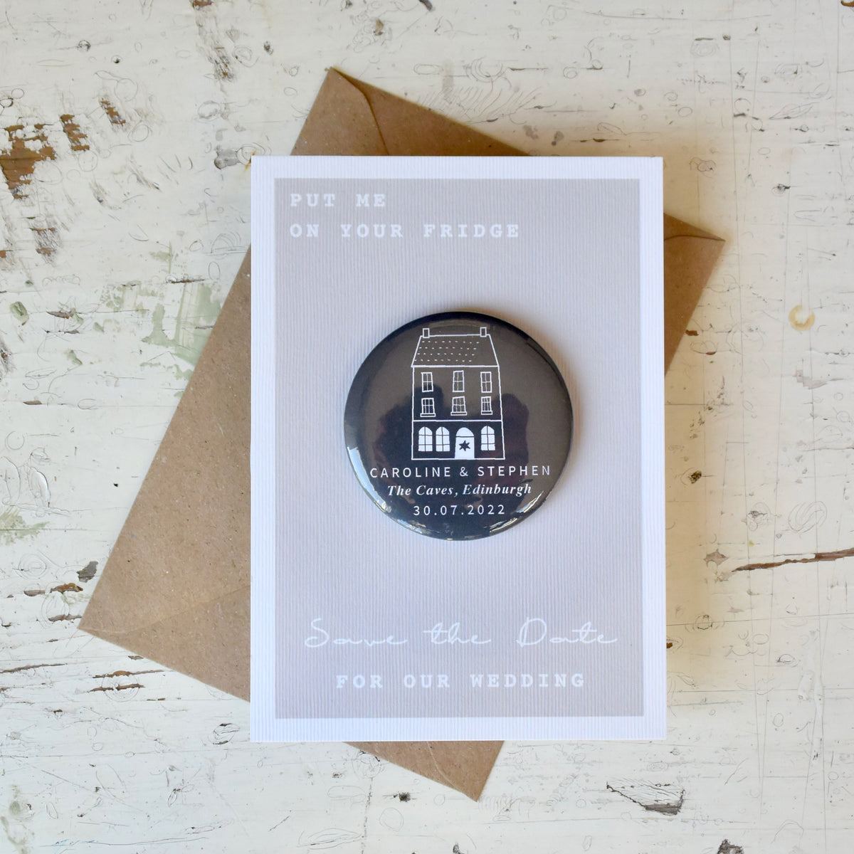 Bespoke Venue Magnetic Save The Date