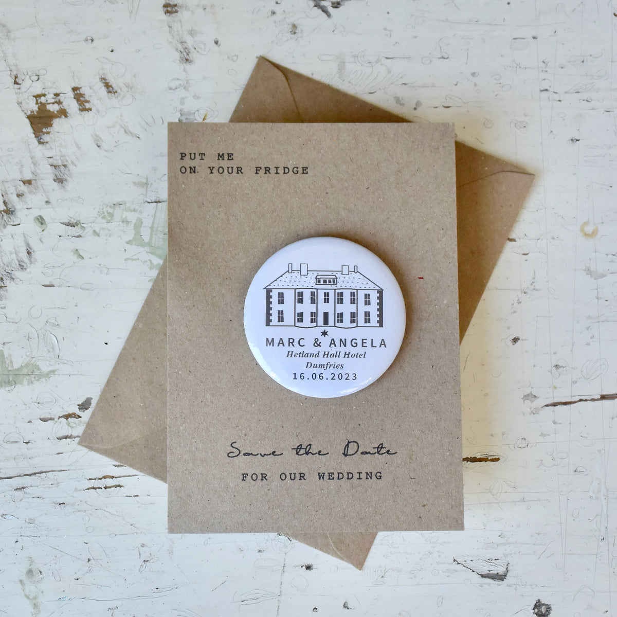 Bespoke Venue Magnetic Save The Date
